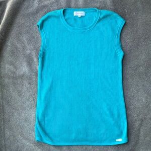 Calvin Klein Rib Knit Sleeveless Top
